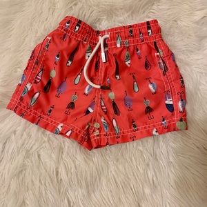 Printed Swim Trunks — 2-3T